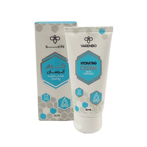 کرم آبرسان 60میل حاوی عسل و ژل رویال - کرم آبرسان وارنبو