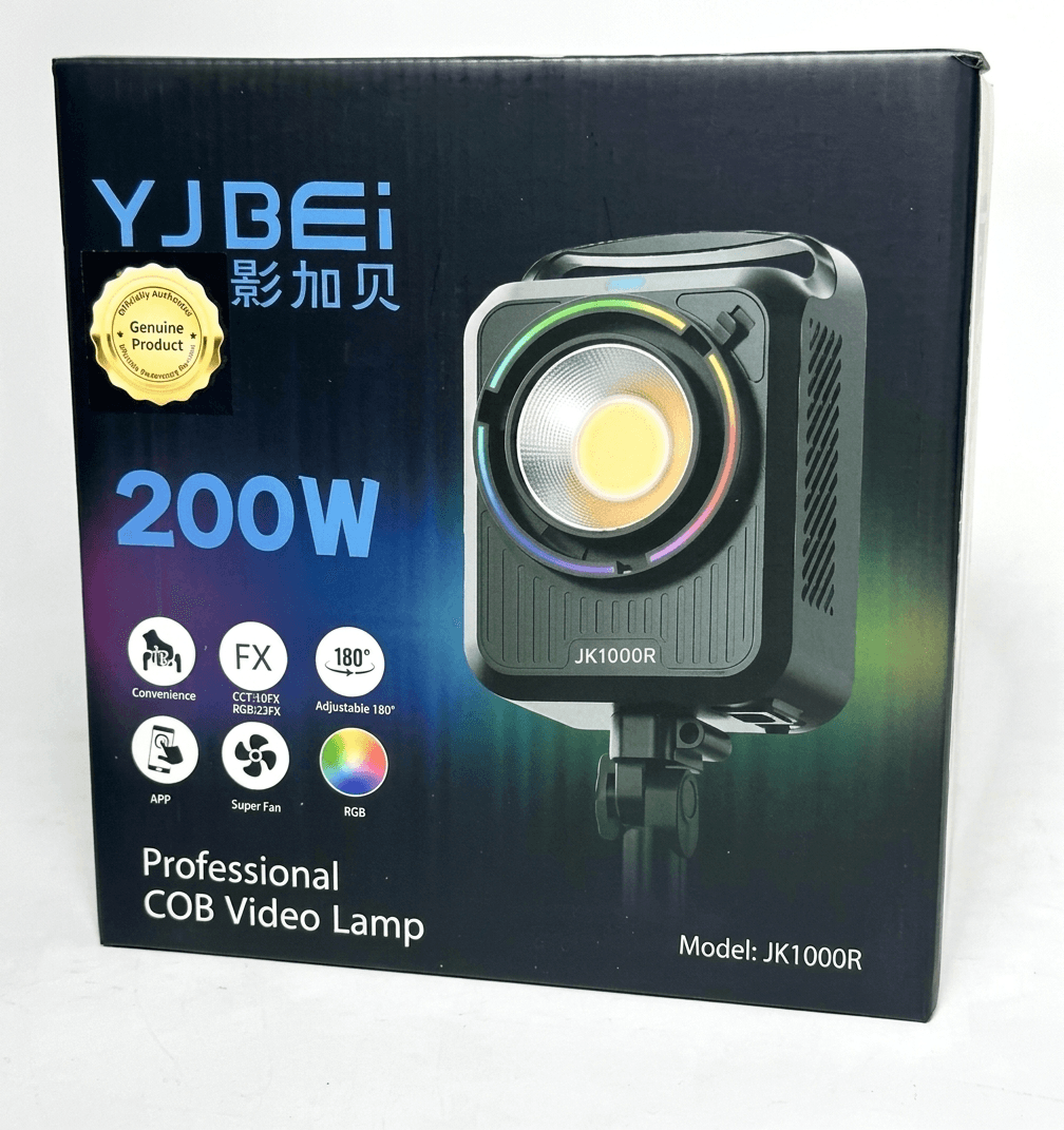 ویدئو لایت YJBEI مدل وات JK1000R 200 — تصویر ۶