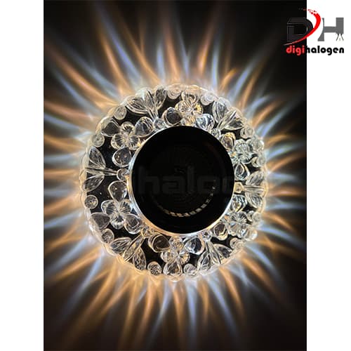 هالوژن کریستالی 2 رنگ اس اچ لایتینگ کد7607 — تصویر ۳