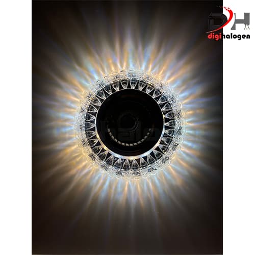 هالوژن کریستالی 2 رنگ اس اچ لایتینگ کد 2364 — تصویر ۲