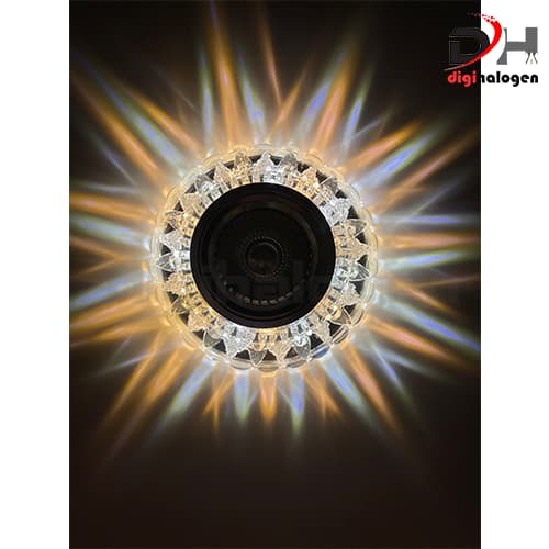 هالوژن کریستالی 2 رنگ اس اچ لایتینگ کد 2304