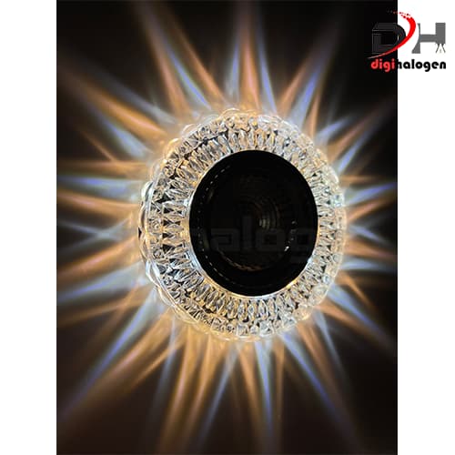 هالوژن کریستالی 2 رنگ اس اچ لایتینگ کد 2236 — تصویر ۳