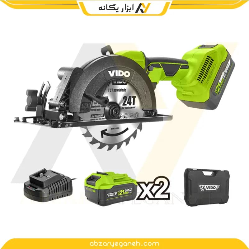 اره گردبر شارژی 21 ولت ویدو WD041210210