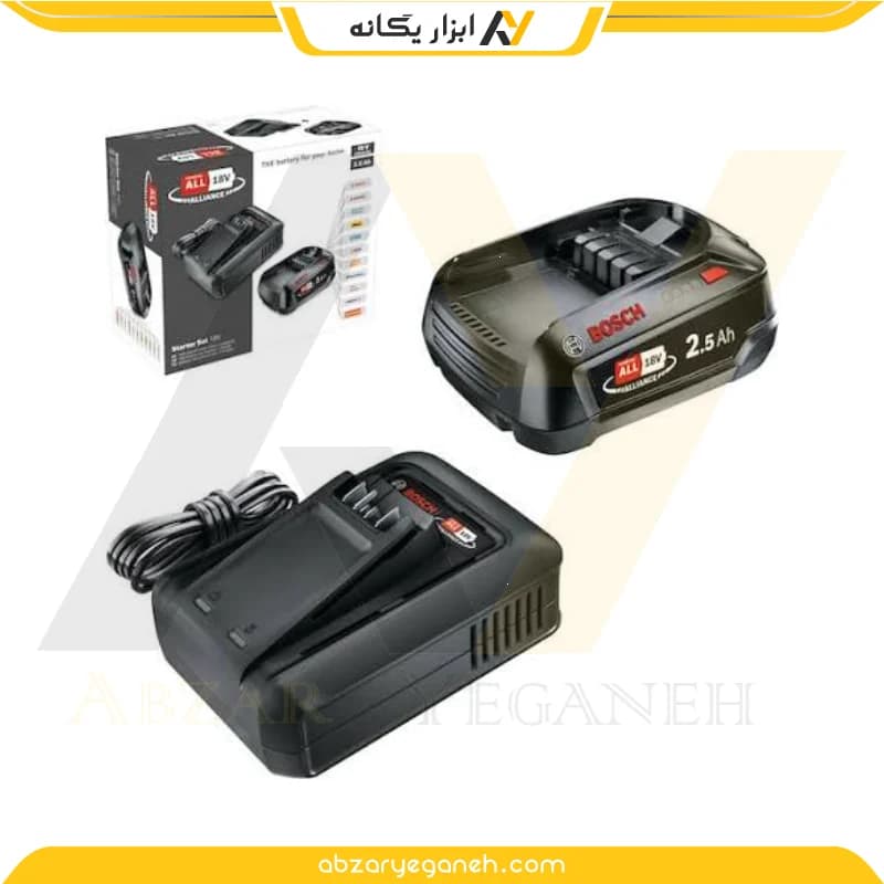 ست باتری و شارژر بوش 18 ولت 1600A031T4