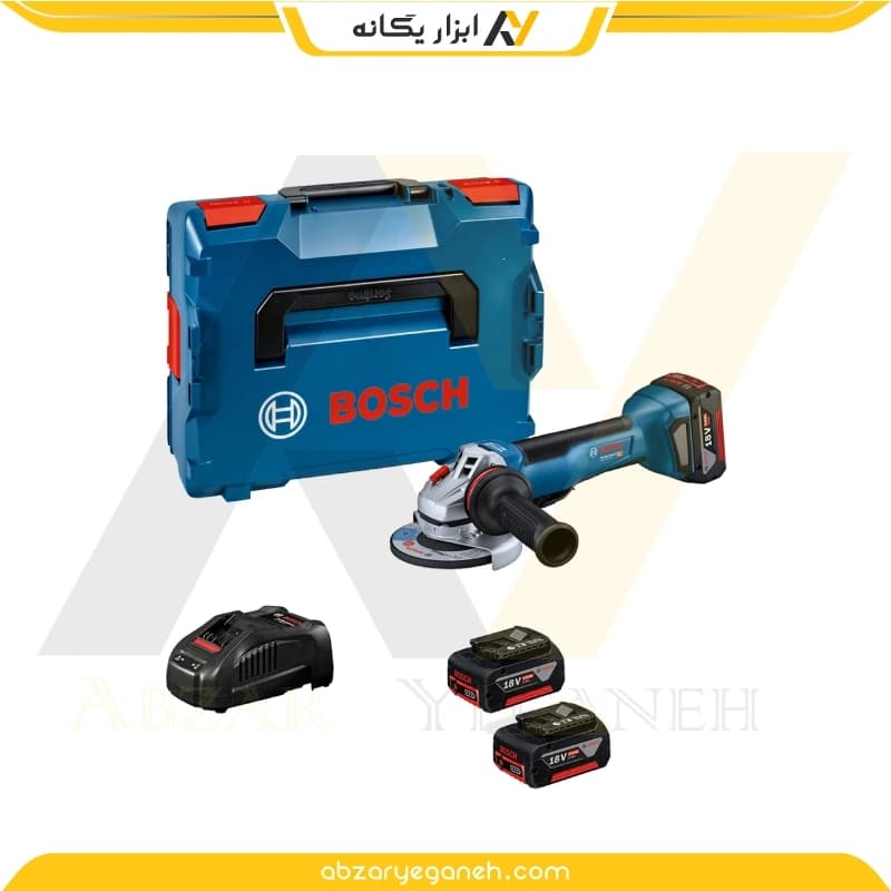 مینی فرز بوش Bosch GWS 18V-11 S – دو باتری ساخت چین