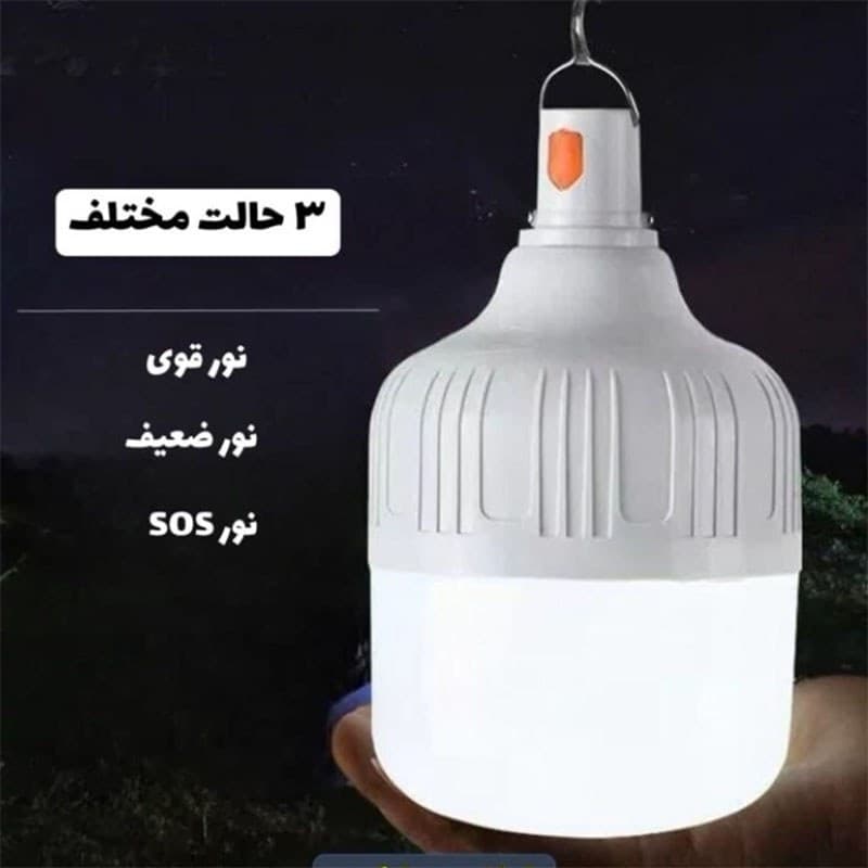 لامپ شارژی کمپینگ آکو مدل AL-1 با نور LED و طراحی قابل حمل — تصویر ۱۰