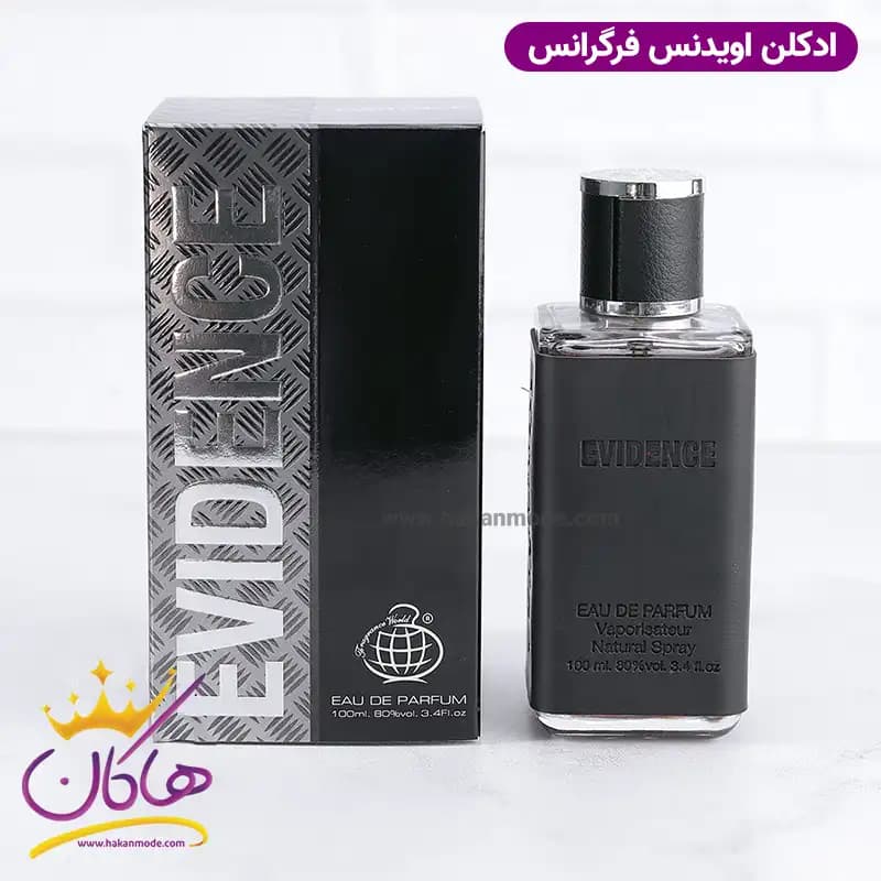 ادکلن اویدنس چرمی مشکی فرگرانس 100 میل — تصویر ۲