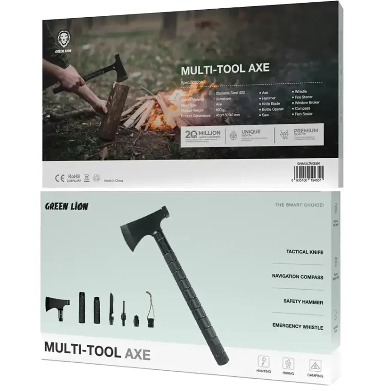 تبر و چکش چند کاره گرین لاین مدل Multi-Tool Axe — تصویر ۳