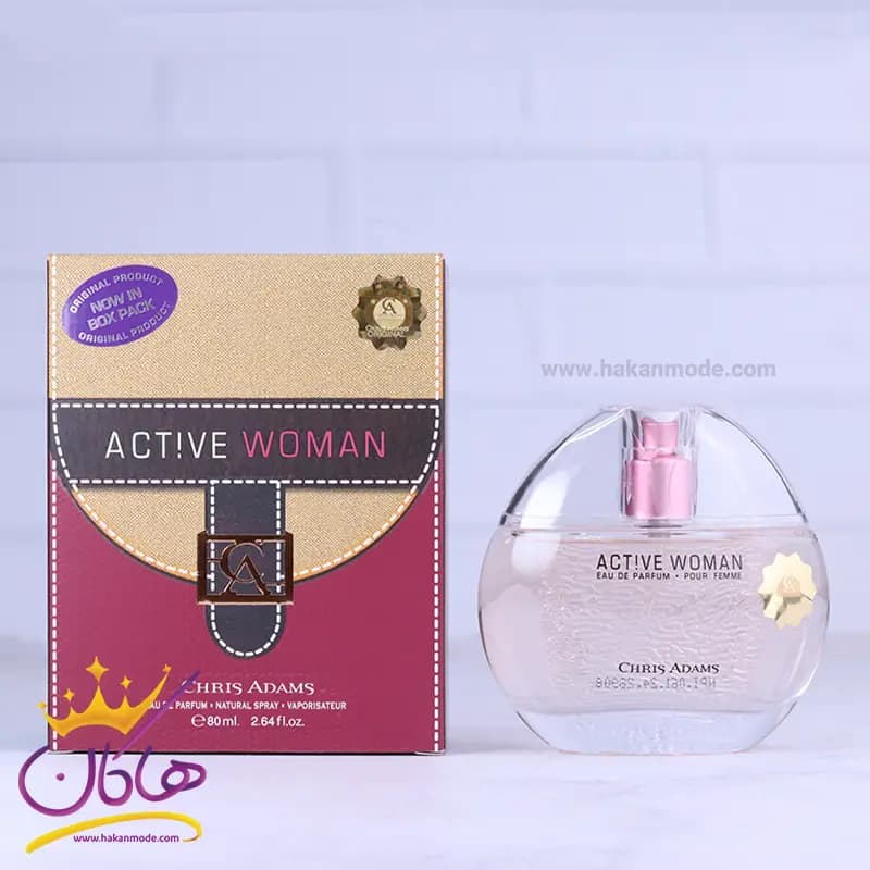 عطر ادکلن اکتیو زنانه کریس آدامز 80 میل — تصویر ۲