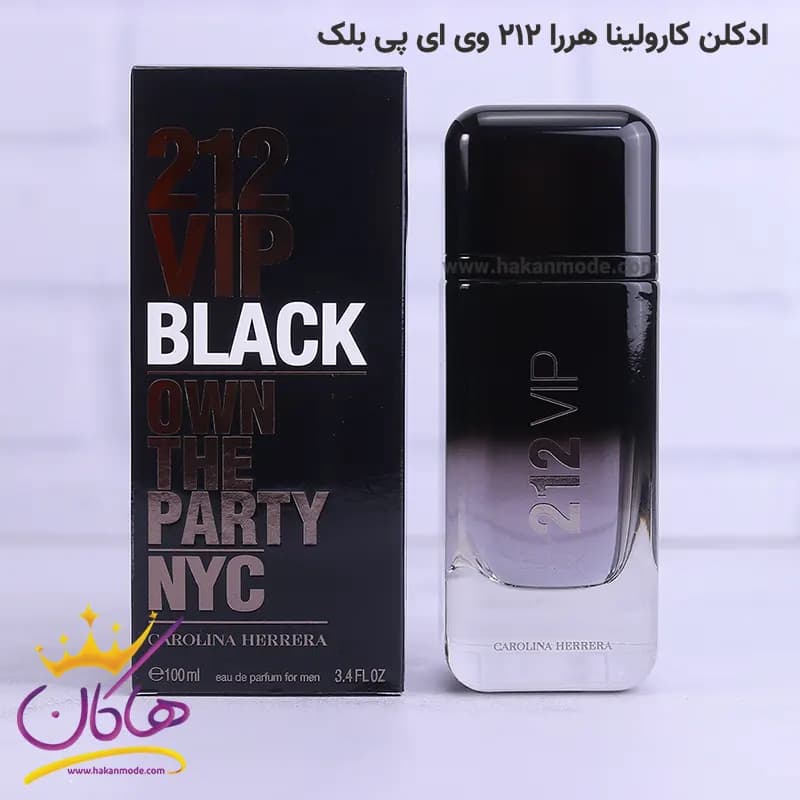 ادکلن اورجینال مردانه 212 وی ای پی بلک 100 میل — تصویر ۲