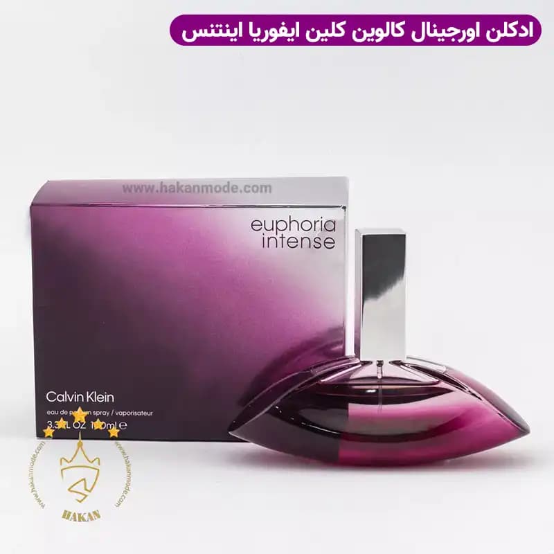 عطر ادکلن اورجینال کالوین کلین ایفوریا اینتنس زنانه حجم ۱۰۰ میل | Calvin Klein – Euphoria Intense — تصویر ۲