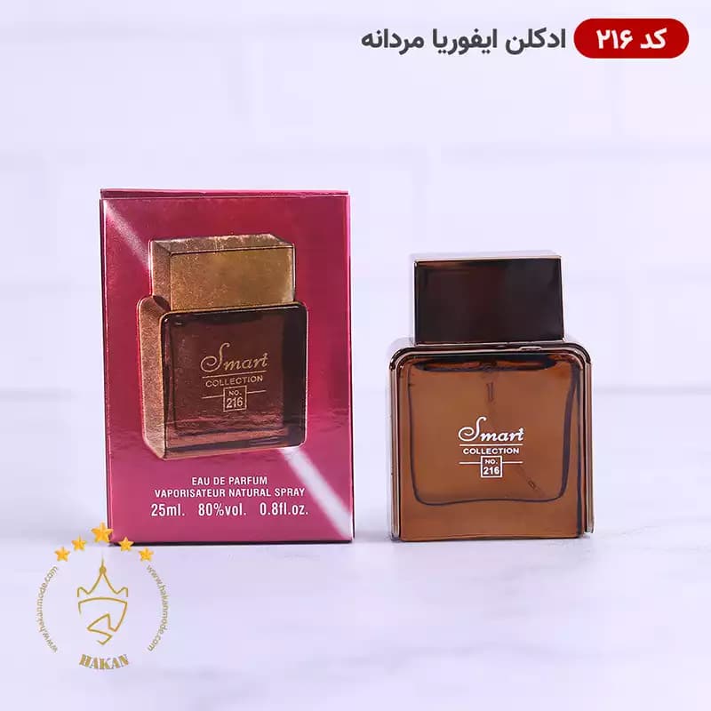 ادکلن جیبی 216 ایفوریا مردانه اسمارت کالکشن 25 میل | Smart Collection CK Euphoria — تصویر ۲