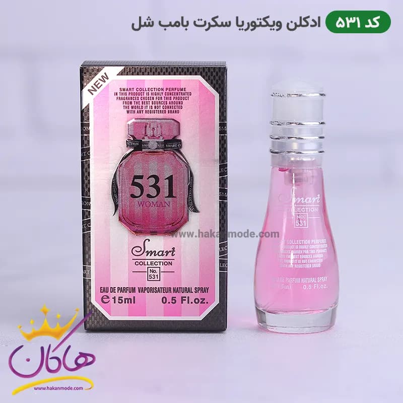 ادکلن اسمارت 531 ویکتوریا سکرت بام شل 15 میل | Smart Collection VICTORIA’S SECRET Bombshell — تصویر ۴
