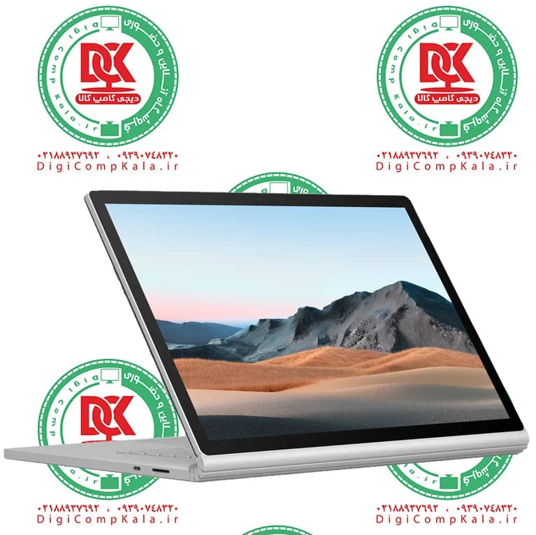 سرفیس بوک 3 15 اینچ لمسی Microsoft Surface Book 3 Intel Core i7 1065G7 RAM 32GB SSD M.2 Nvme 1TB NVIDIA GTX 1660 Ti 6GB 3K*4K IPS رن