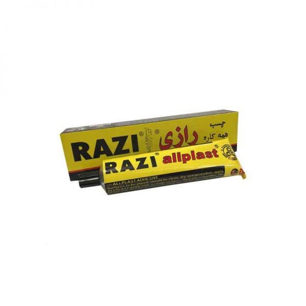 چسب همه کاره رازی مدل Allplast adhesive حجم ۱۰۰ میلی لیتر