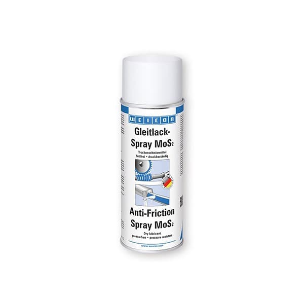 اسپری روان کننده خشک ویکن WEICON Anti-Friction Spray MoS2 — تصویر ۳