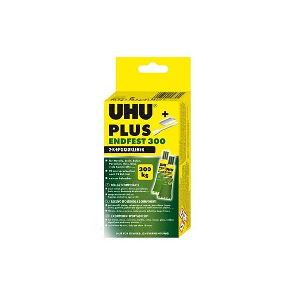 چسب دوقلو صنعتی ۳۰۰ کیلوگرمی اوهو UHU Plus Endfest 300 163g