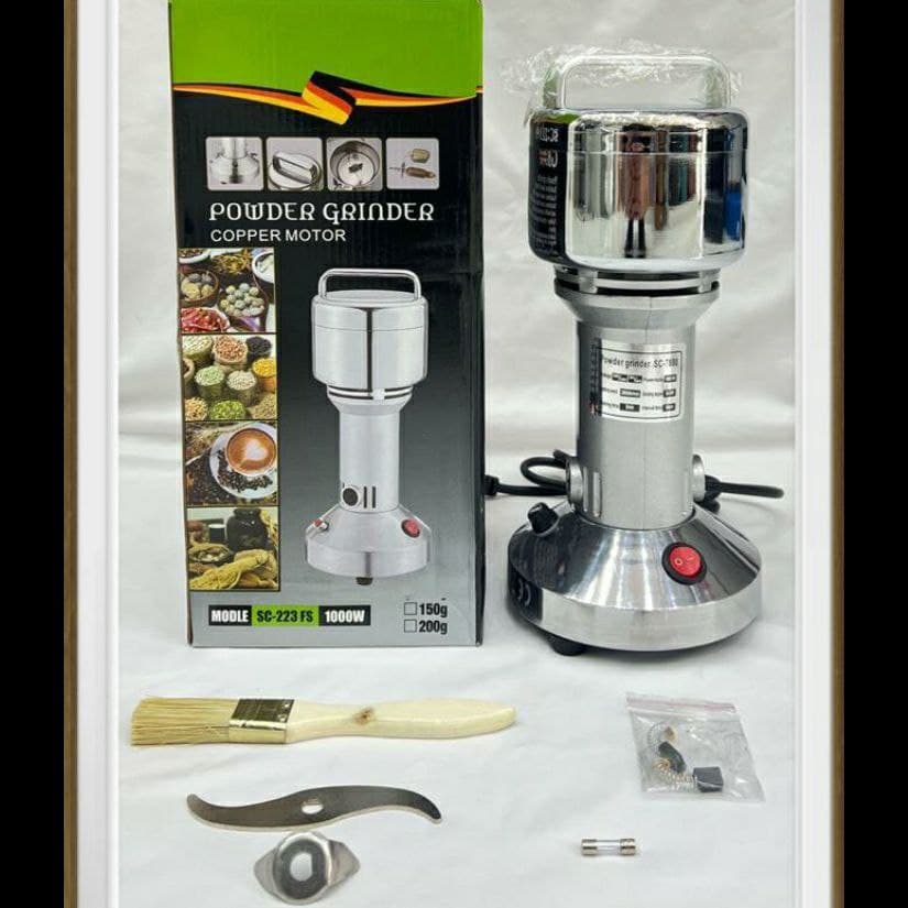 آسیاب صنعتی خانگی چندکاره Powder Grinder مدل SC-223 FS توان 1000وات — تصویر ۴