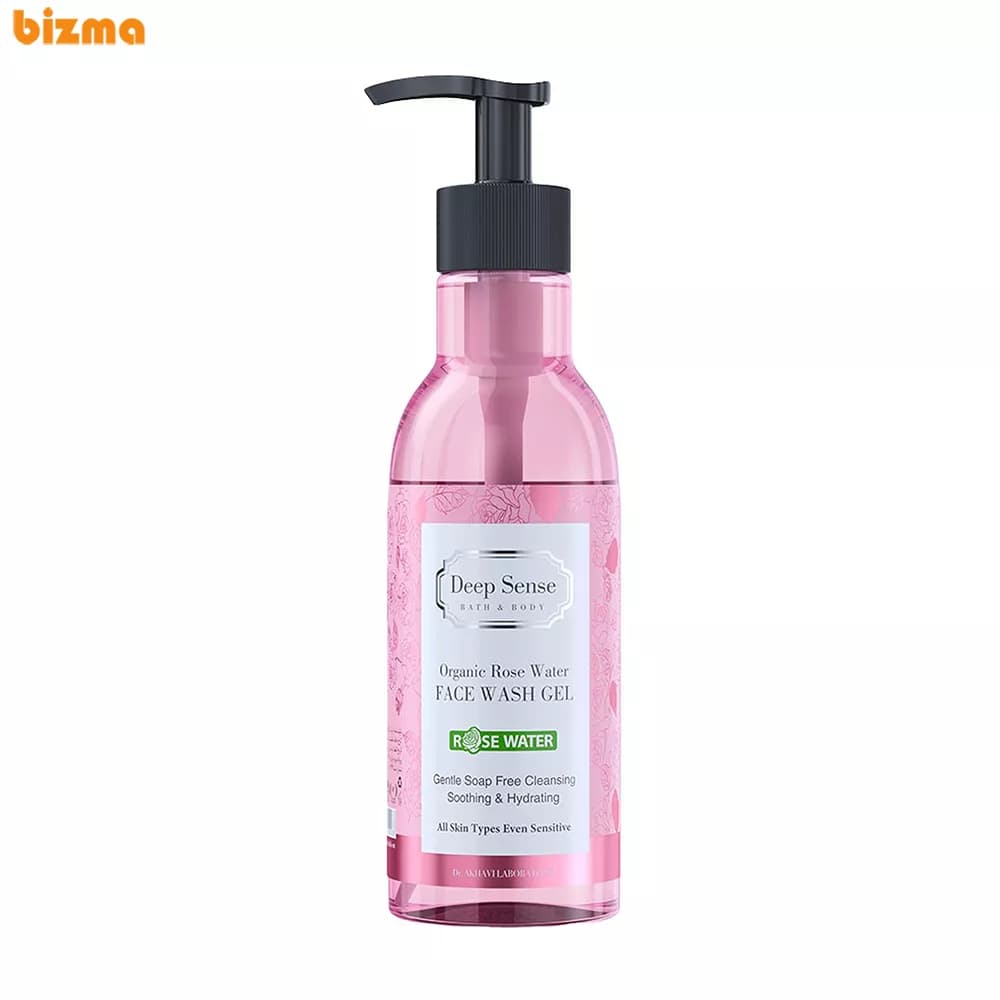 ژل شستشوی صورت دیپ سنس مدل Rose Water مناسب پوست حساس حجم 250 میلی‌لیتر — تصویر ۲