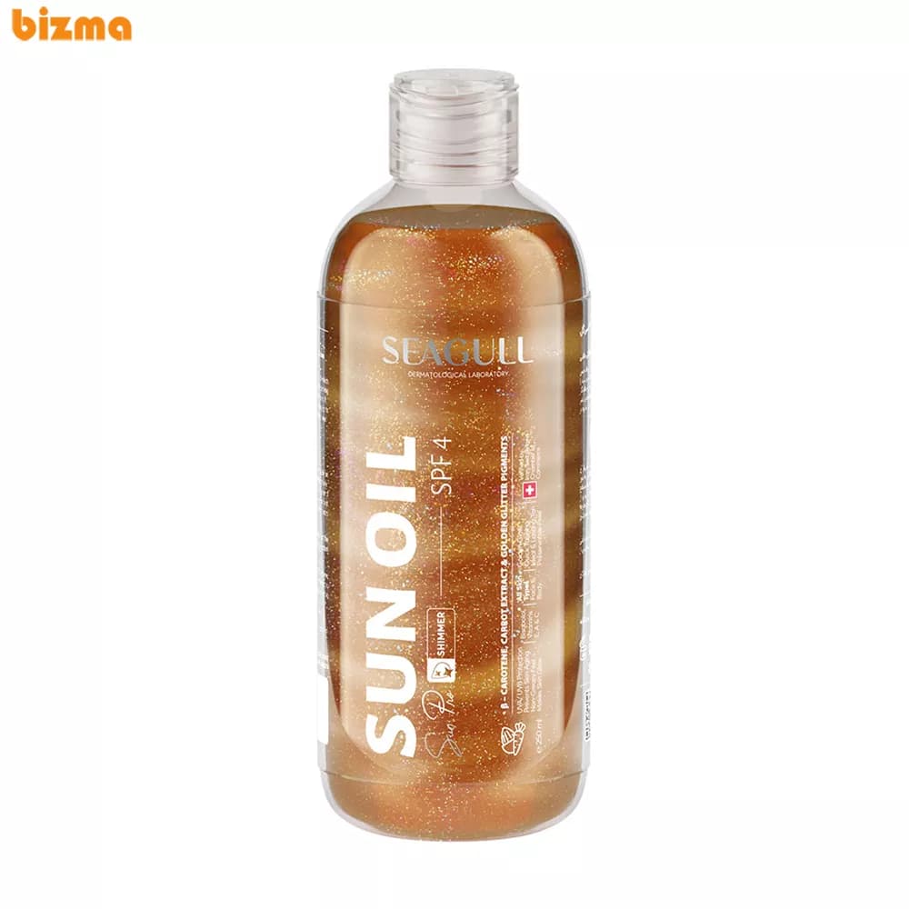 روغن آفتاب سی گل مدل Shimmer Sun Oil حجم 250 میلی لیتر