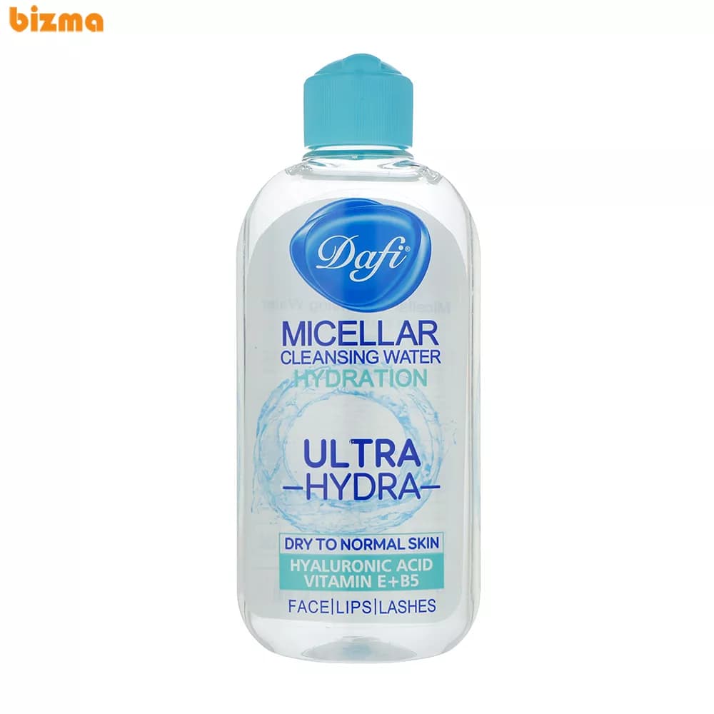 میسلار واتر صورت دافی مدل Hydration مناسب پوست خشک و نرمال حجم 200 میلیلیتر