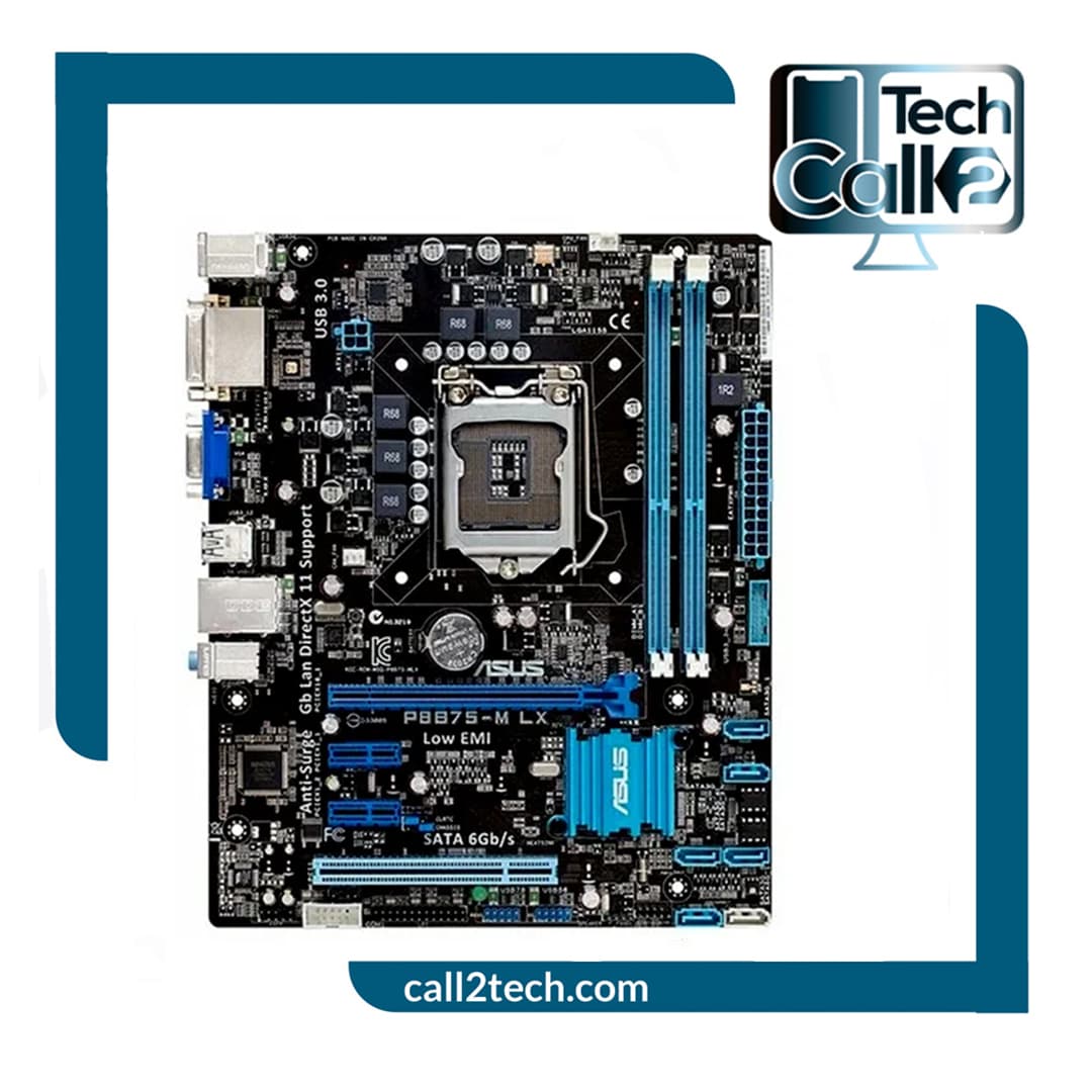 مادربرد ایسوس مدل ASUS P8B75-M LX استوک — تصویر ۴