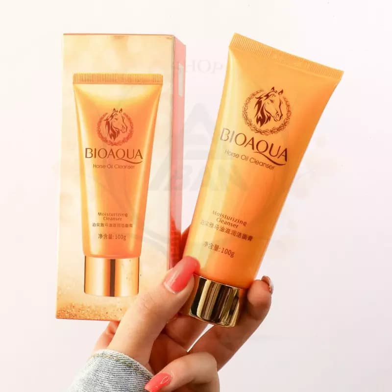 فوم شستشوی صورت و بدن روغن اسب بیوآکوا Bioaqua — تصویر ۷