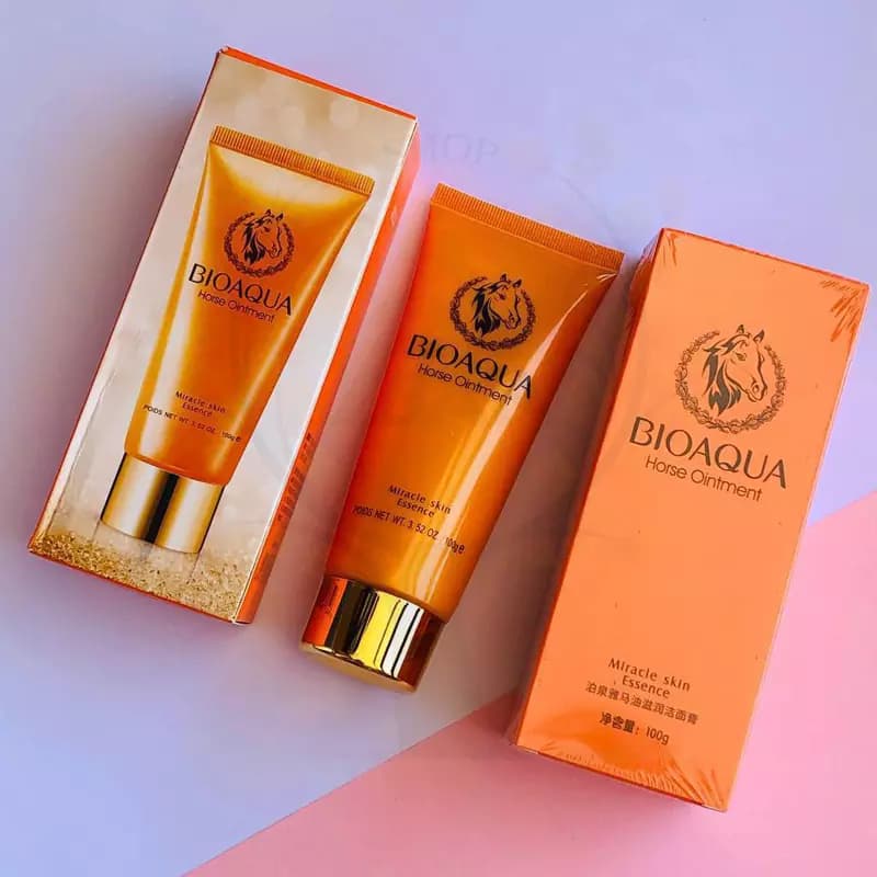 فوم شستشوی صورت و بدن روغن اسب بیوآکوا Bioaqua — تصویر ۳