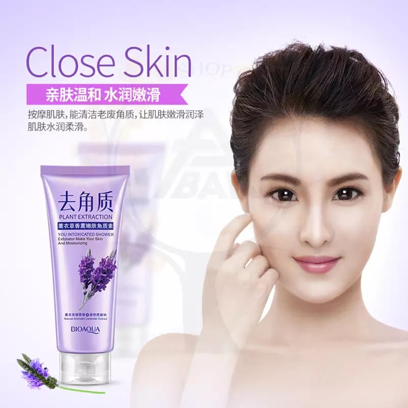 اسکراب لایه بردار صورت و بدن اسطوخودوس بیوآکوا Bioaqua — تصویر ۶