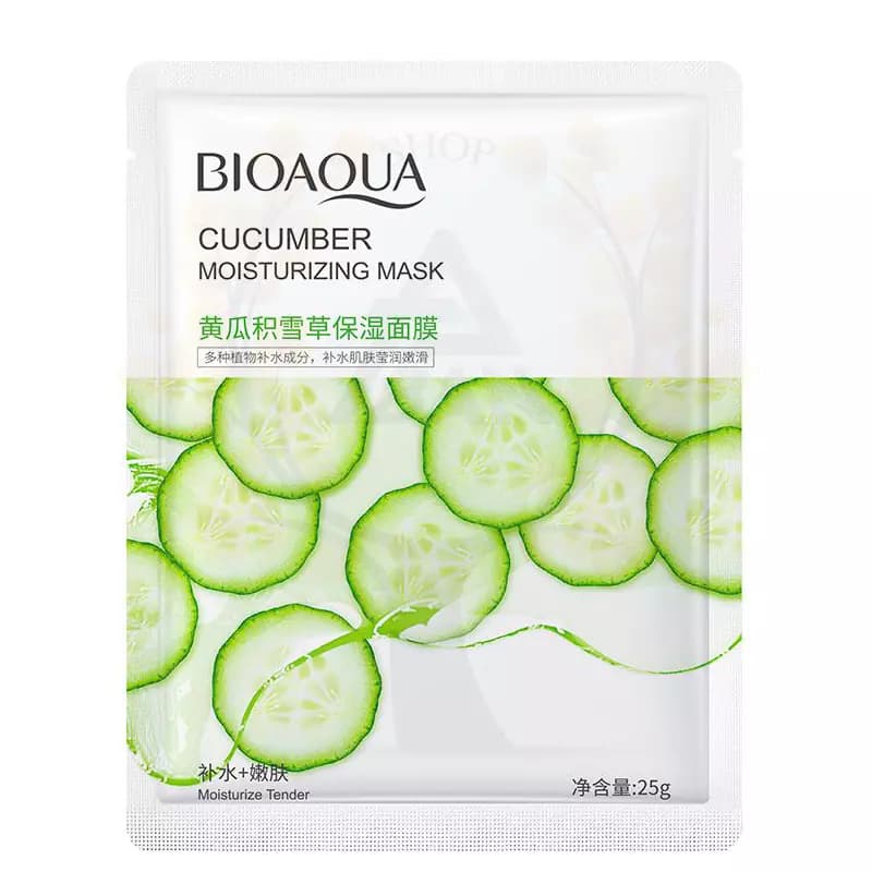 ماسک صورت ورقه ای خیار بیوآکوا BIOAQUA — تصویر ۵