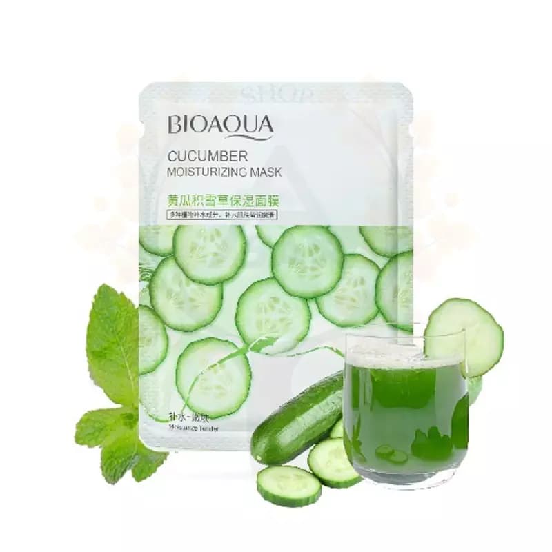 ماسک صورت ورقه ای خیار بیوآکوا BIOAQUA — تصویر ۳