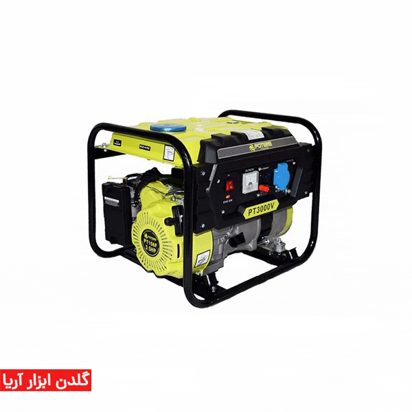 موتور برق بنزینی پوتر مدل PT3000V ظرفیت ۱٫۲ کیلو وات تک فاز