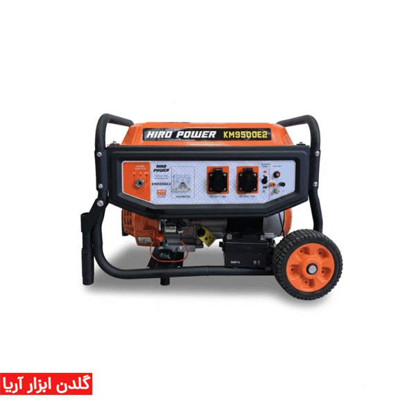موتور برق بنزینی هیرو پاور ۳.۸ کیلووات مدل KM9500E2 استارتی