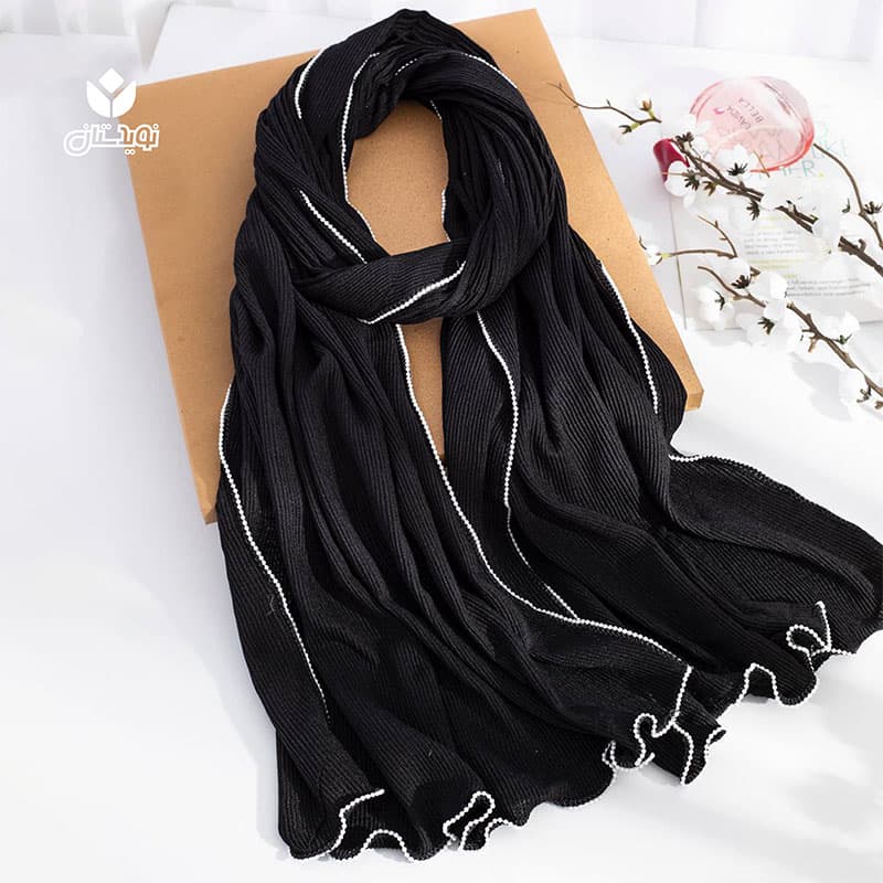 شال حاشیه مروارید کد 33308