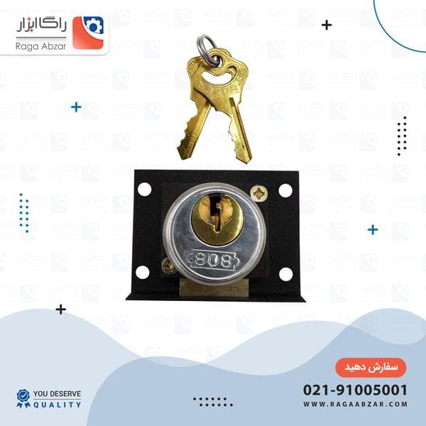 قفل تک پله کمدی 808(12 عددی)