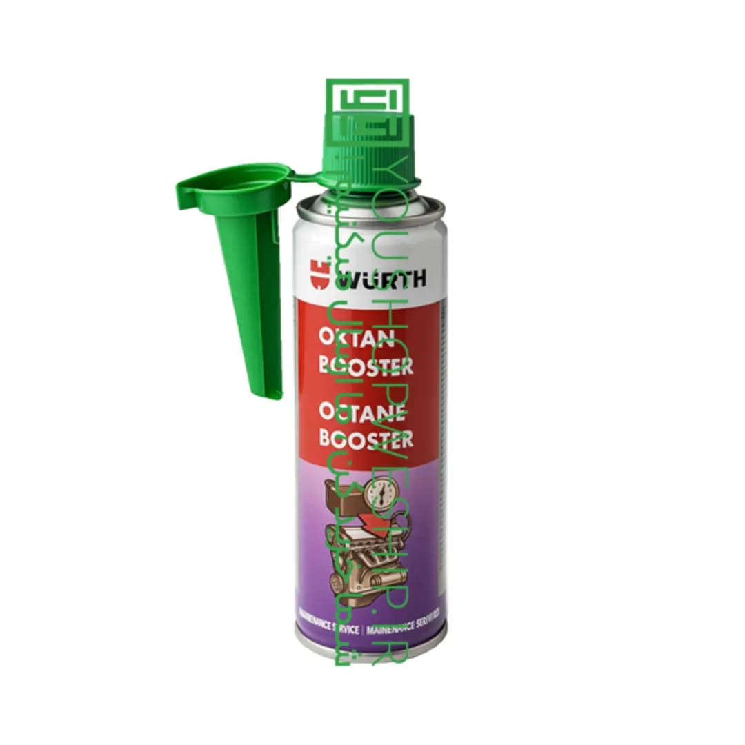 مکمل بنزین ورث 300 میلی لیتر درب پلاستیکی 12 عددی | WURTH Octan Booster 300 mL