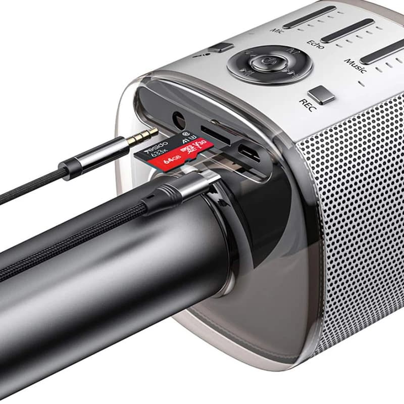 میکروفون کارائوکه و اسپیکر بی سیم یسیدو Yesido KR10 — تصویر ۵