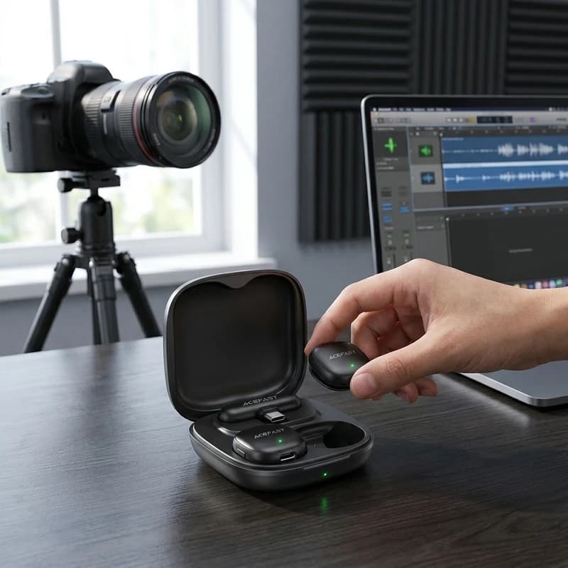 میکروفون بی سیم Type C ایس فست ACEFAST R1 — تصویر ۴