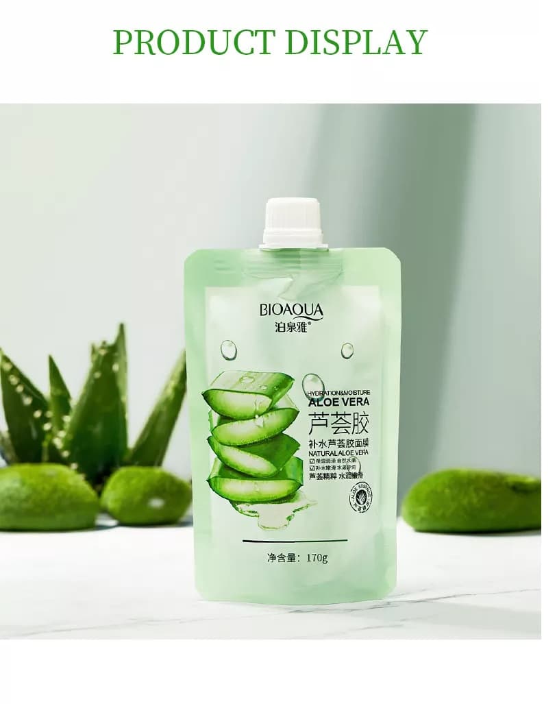 ماسک ژل آبرسان آلوورا بیوآکوا Bioaqua — تصویر ۴