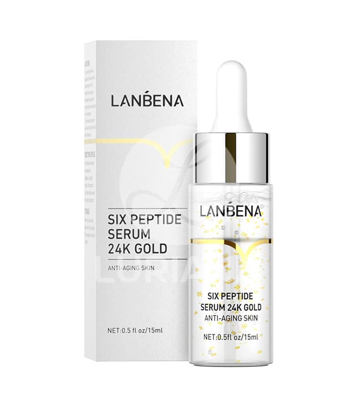 سرم پوست لانبنا مدل 24K GOLD PEPTIDE حجم 15 میلی لیتر