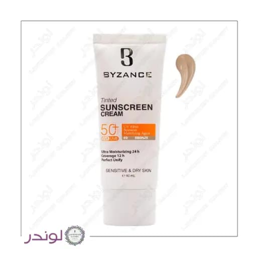 ضد آفتاب رنگی بیزانس SPF50 پوست خشک — تصویر ۹