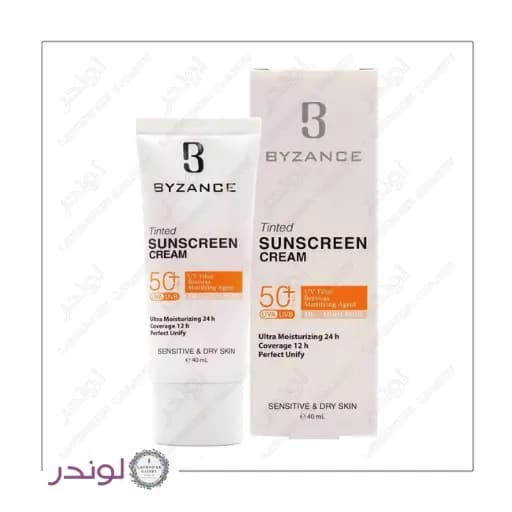 ضد آفتاب رنگی بیزانس SPF50 پوست خشک — تصویر ۵