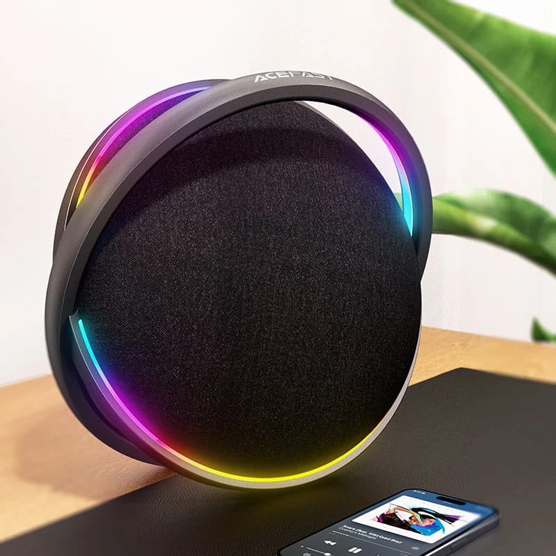 اسپیکر بلوتوثی قابل حمل ایس فست ACEFAST K5 Pro 100W رم خور و فلش خور — تصویر ۵