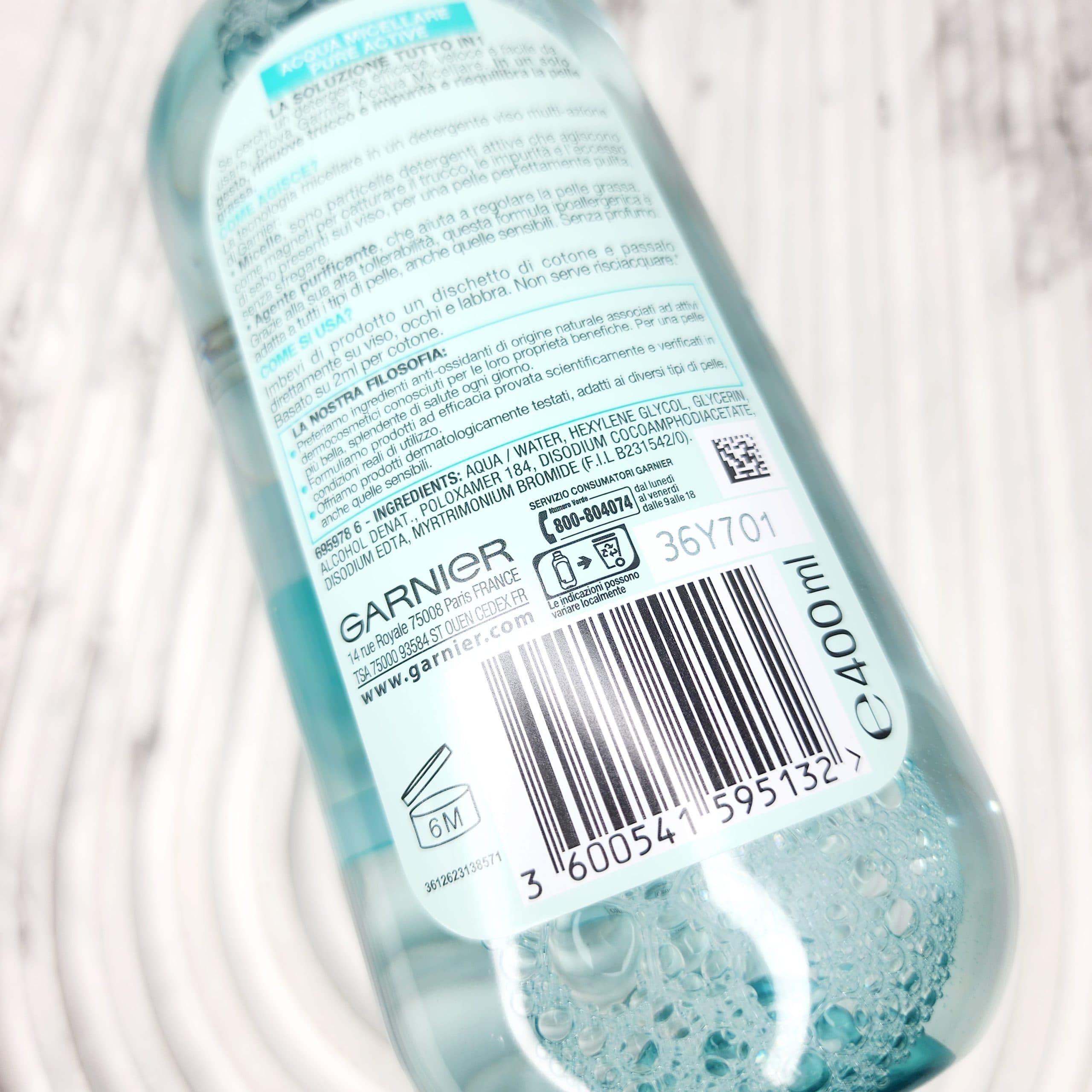 میسلار واتر گارنیر مدل Pure Active حجم 400 میل — تصویر ۱۱