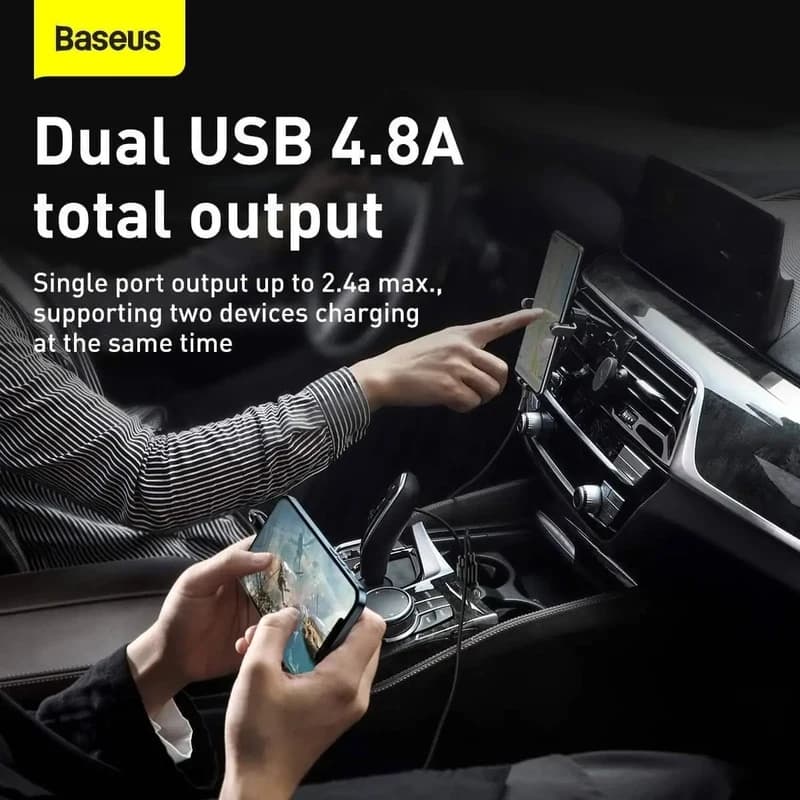 شارژر فندکی بیسوس Baseus Grain Pro CCALLP 24W — تصویر ۶