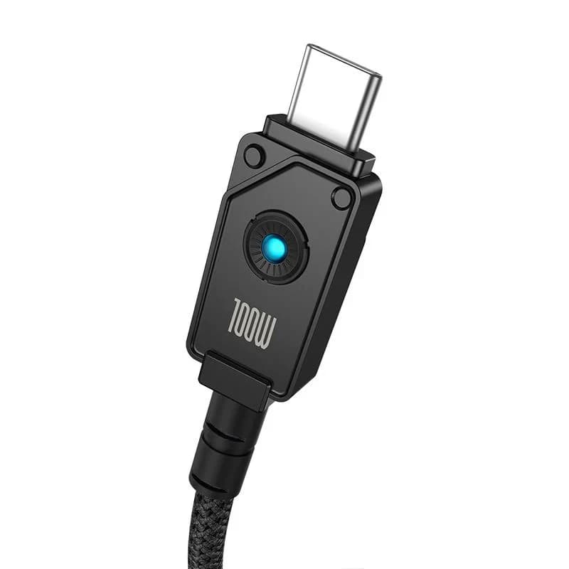 کابل شارژ USB به Type-C بیسوس ۱متری Baseus Unbreakable Aramid Series P10355801111 100W — تصویر ۴