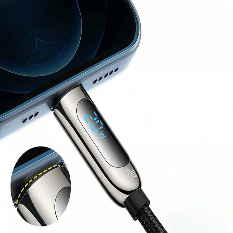 کابل تبدیل USB-C به لایتنینگ بیسوس Baseus CATLSK-A01 USB-C to Lightning — تصویر ۱۲