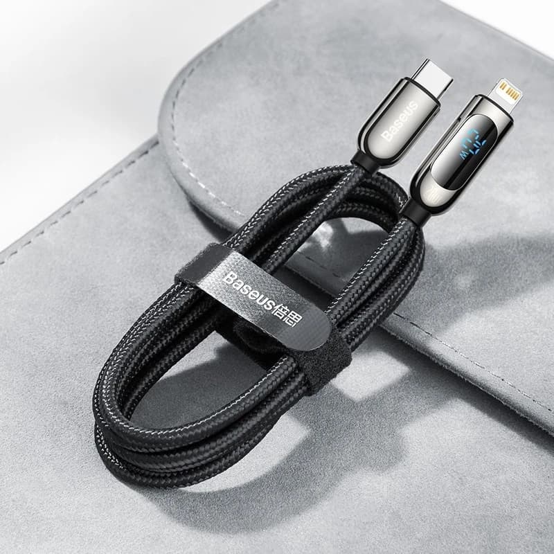 کابل تبدیل USB-C به لایتنینگ بیسوس Baseus CATLSK-A01 USB-C to Lightning — تصویر ۷