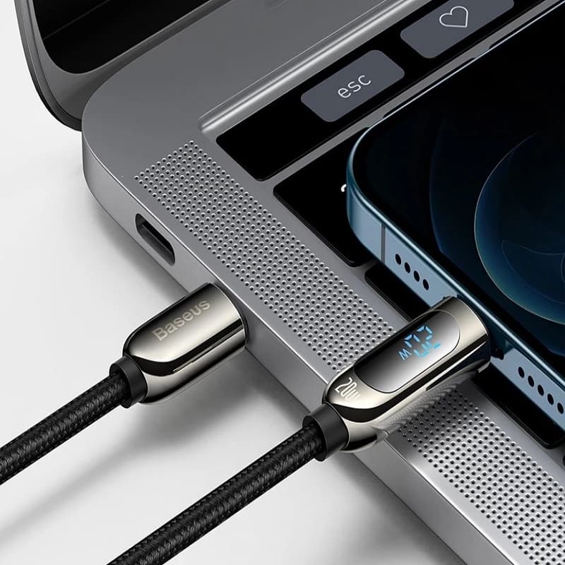 کابل تبدیل USB-C به لایتنینگ بیسوس Baseus CATLSK-A01 USB-C to Lightning — تصویر ۵
