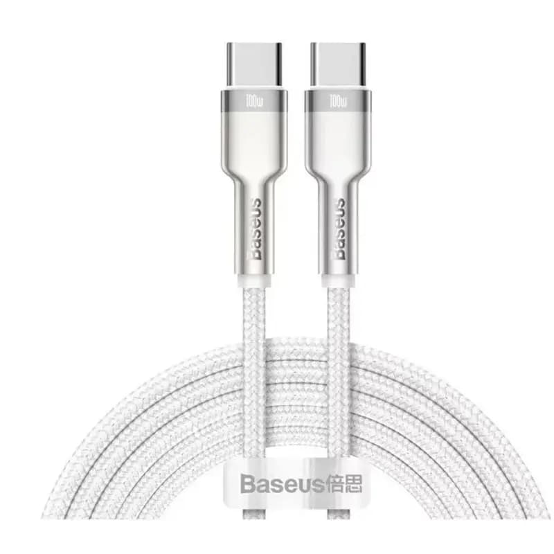 کابل USB-C to USB-C بیسوس Baseus Cafule Metal CATJK-D01 — تصویر ۴